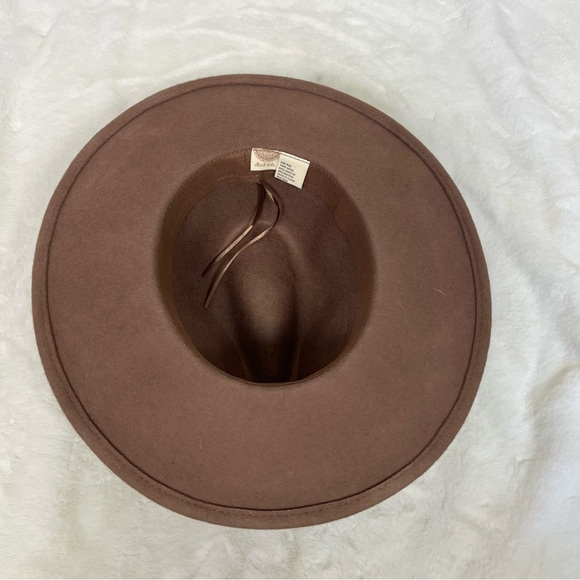 ALTAR’D STATE WIDE BRIM WOOL HAT IN BROWN ONE SIZE - Picture 8 of 9
